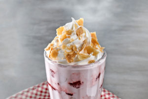 strawberry milkshake pie inclusions