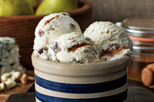 pear and blue cheese ice cream
